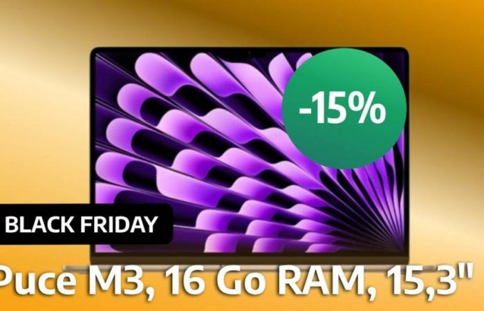 Apple: il Black Friday scende del 15% sul prezzo del MacBook Air M3 per un periodo limitato!