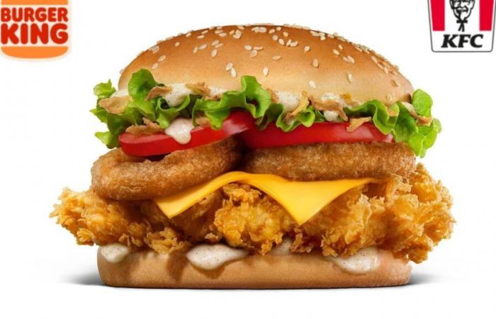 i concorrenti Burger King e KFC uniscono le forze e offrono un hamburger immaginato insieme