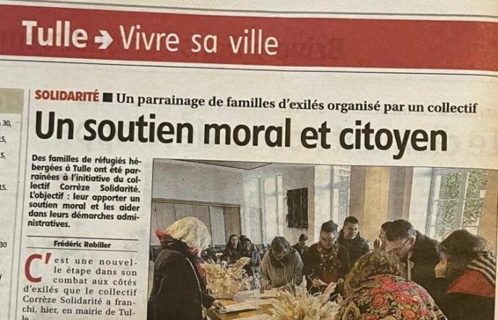 Sponsorizzazione delle famiglie in esilio organizzato da Corrèze-Solidarité