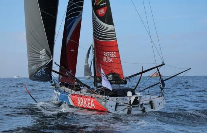 I leader del Vendée Globe si sono impegnati in “una gara di velocità”, secondo lo skipper di Paprec Arkéa Yoann Richomme