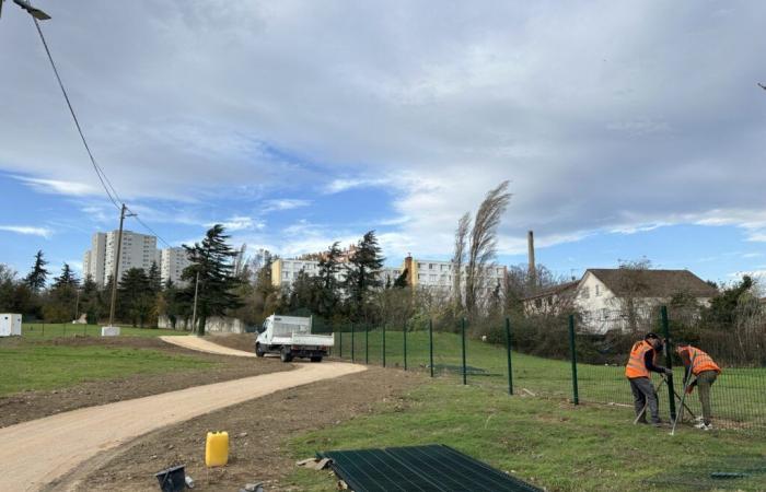 Il parco Balmes sta prendendo forma