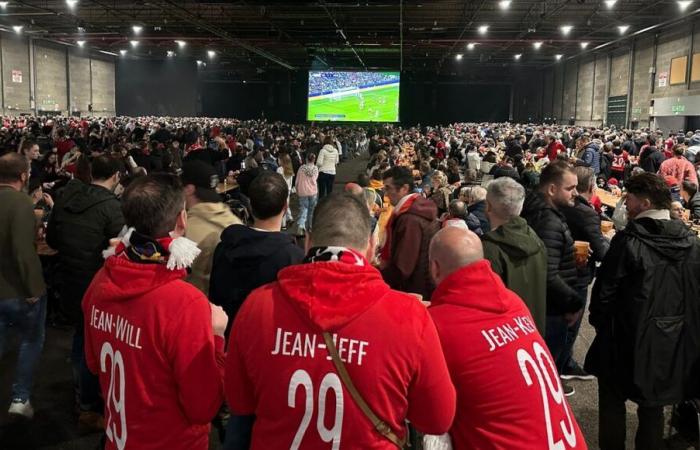 IN FOTO – Al Brest Expo, i tifosi del Brest hanno dato fuoco alla fan zone