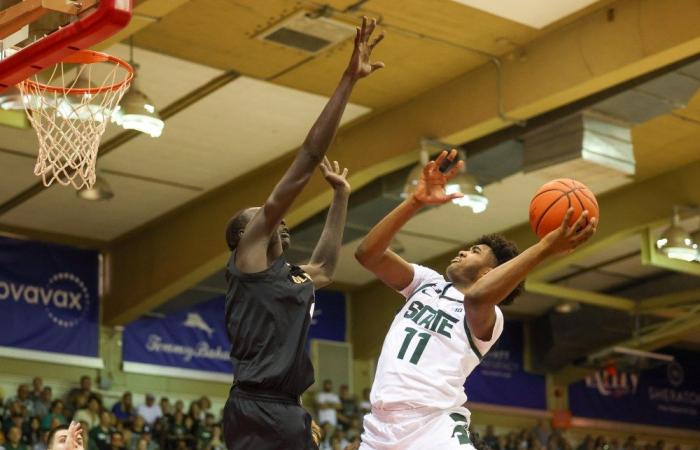 Le migliori foto della vittoria di MSU Basketball sul Colorado in…