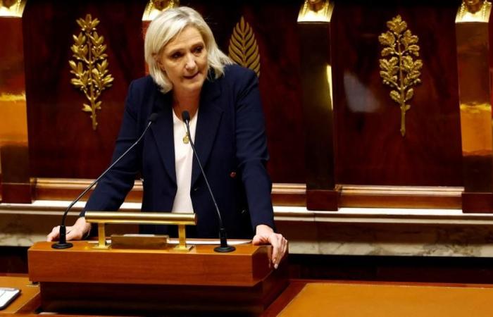 Marine Le Pen accusa Emmanuel Macron e denuncia le “fake news” in caso di censura governativa