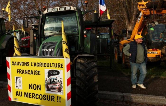 l’allevatore Jérôme Bayle mette in guardia dalla “sopravvivenza” di un mondo agricolo “diviso”.