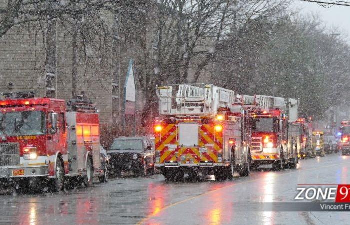 Quebec – Incendio nel villaggio de l’Anse