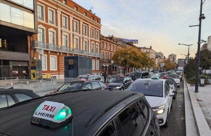 Tra dighe di raccolta e filtraggio, i taxi si sono mobilitati a Tolosa