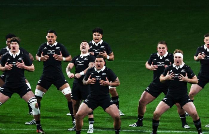 Rugby: un messaggio politico durante la haka degli All Blacks contro l'Italia fa polemica in Nuova Zelanda