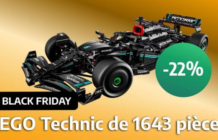 Il Black Friday abbassa il prezzo della sublime Mercedes AMG F1 LEGO, un must per gli appassionati di auto