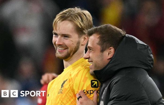 Caoimhin Kelleher: il portiere del Liverpool attira l'attenzione negando a Kylian Mbappe un rigore parato