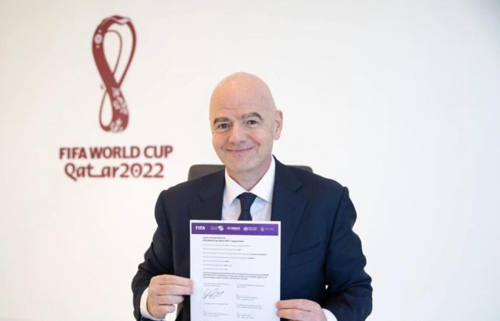 Gianni Infantino definisce il Qatar Legacy Fund 2022 “a un livello senza precedenti, mai visto prima”