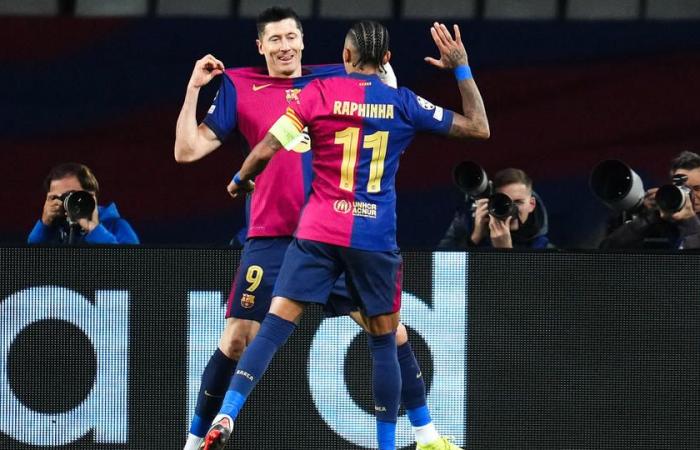 I tre gol dell'FC Barcelona contro il Brest, inclusa la doppietta di Robert Lewandowski (video)