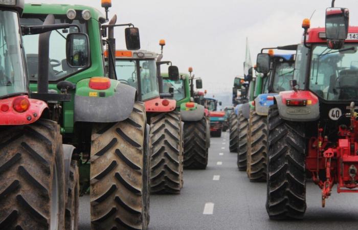 Rabbia agricola. Un posto di blocco istituito su questa trafficata strada verso Andorra