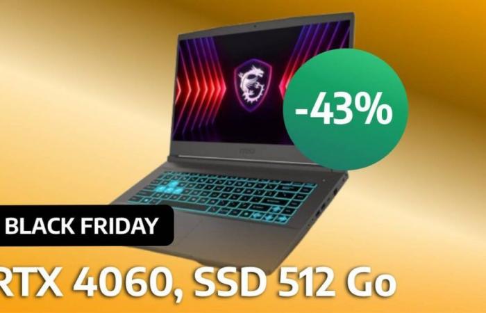 Il prezzo di questo laptop da gioco MSI Thin con RTX 4060 è stato distrutto dal Black Friday