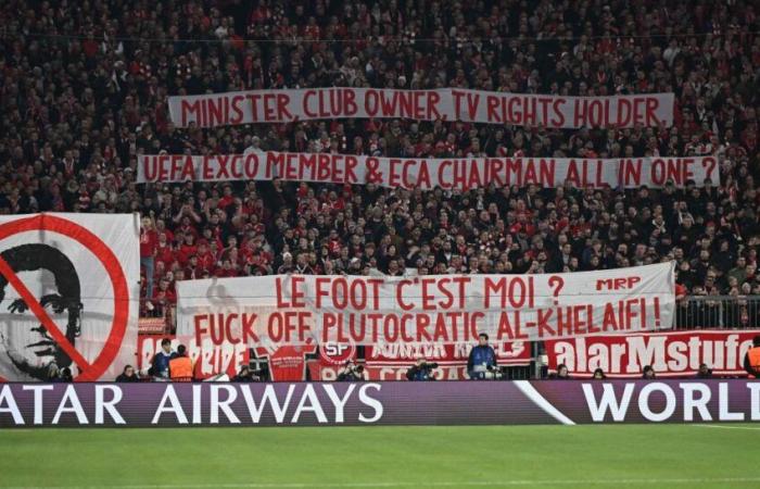 Al-Khelaïfi preso di mira con striscioni ingiuriosi a Monaco