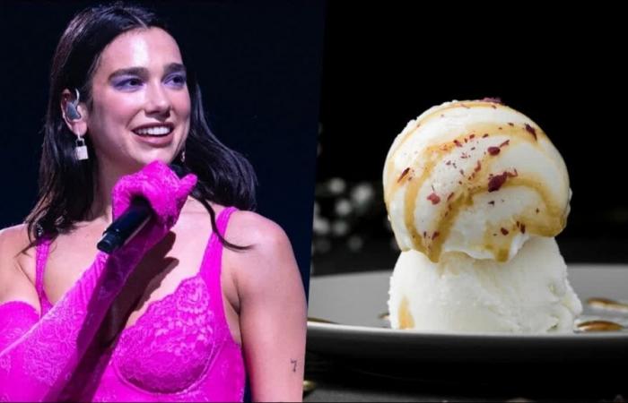 Prima del concerto di Dua Lipa questo fine settimana, prova il suo gelato virale all'olio d'oliva