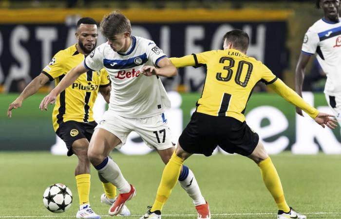 Champions League: Young Boys schiaffeggiato dall’Atalanta a Berna