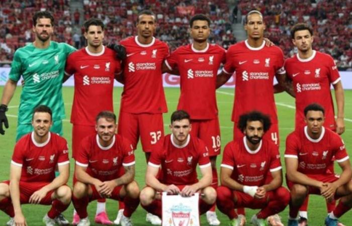 Mac Allister porta il Liverpool in vantaggio contro il Real Madrid nel secondo tempo