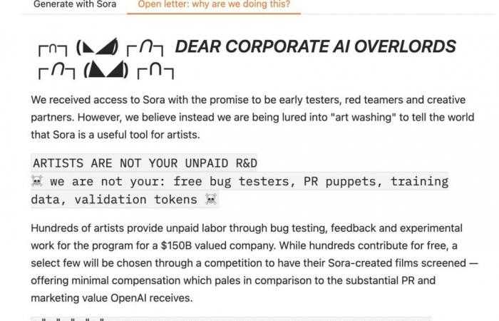 Sora, il generatore video di OpenAI, è stato completamente trapelato