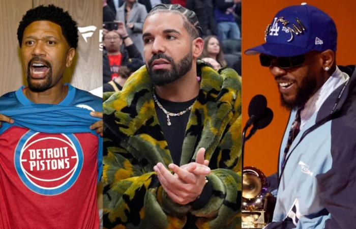 Jalen Rose scherza sulle petizioni di Drake contro l'UMG durante il segmento “Inside The NBA”.