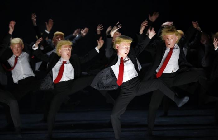 Donald Trump al centro di uno spettacolo di danza impegnato ad Avignone