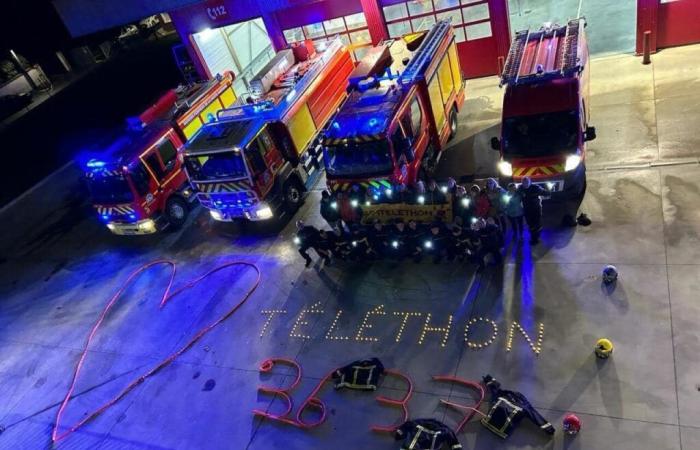 questi vigili del fuoco vogliono organizzare la più grande madison di Francia a beneficio di Telethon