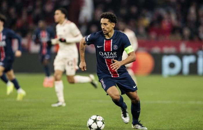 Marquinhos teme il PSG in Champions League – C1 – J5 – Bayern-Monaco-PSG (1-0)