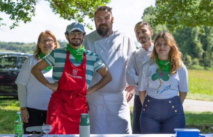 Drôme – Chavannes – Inizio dei preparativi per la prossima marcia dei Saveurs