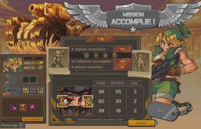 Test di Metal Slug Tactics su PS5 di jeuxvideo.com