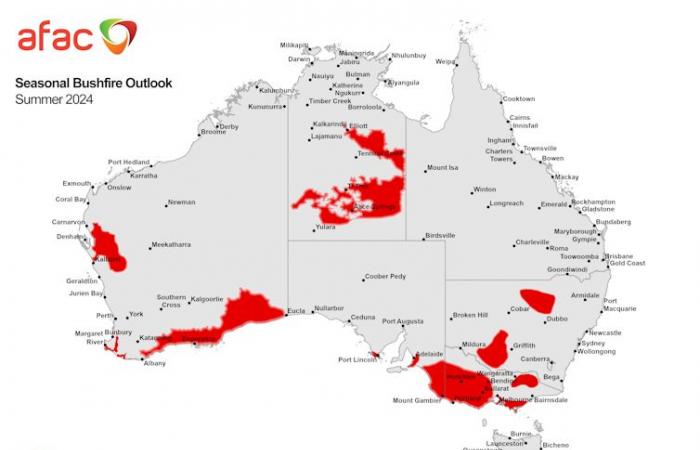 Quest’estate sarà probabilmente più umida e calda per la maggior parte degli australiani, dicono le previsioni dell’ufficio