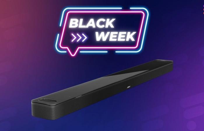 Grazie al suono elaborato dall’intelligenza artificiale e alla compatibilità Dolby Atmos, anche la Bose Smart Ultra Soundbar scende di prezzo durante la settimana del Black Friday