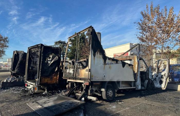 Sei camion dei banchi alimentari hanno dato fuoco al mercato della stazione di Nîmes, la scia dell'incendio doloso pianificato