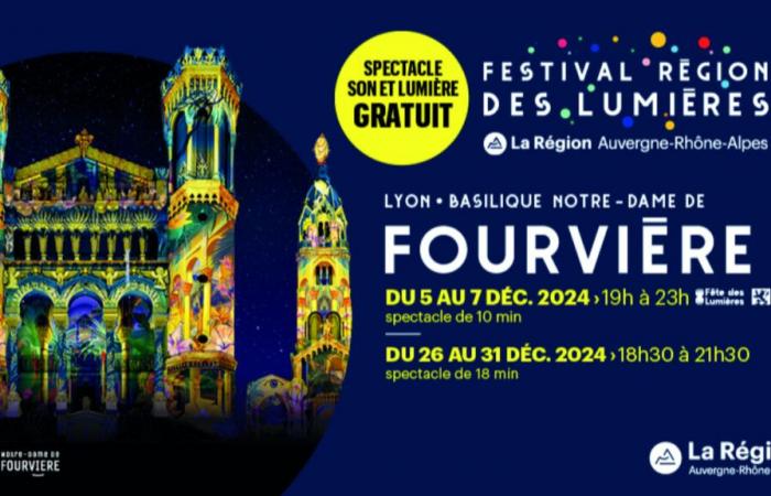 Trovate il Festival Région des Lumières a Fourvière a dicembre!