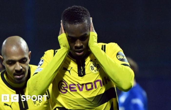 Jamie Gittens: la giovane ala inglese segna un altro grande gol in Champions League per il Borussia Dortmund