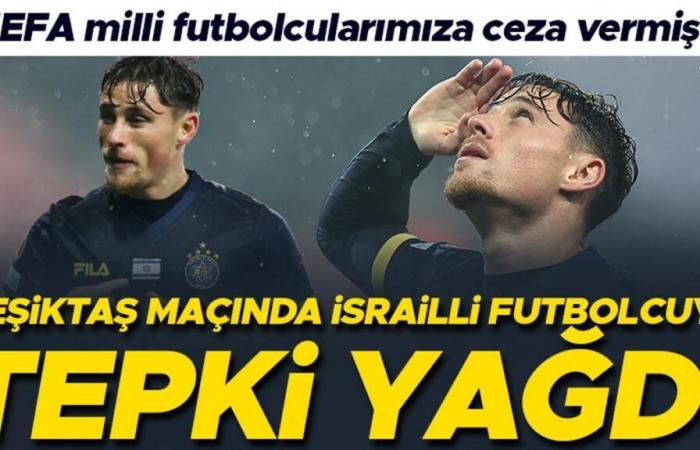 La mossa che ha suscitato la reazione del calciatore israeliano durante la partita Beşiktaş – Maccabi! La UEFA ha punito i calciatori della nazionale