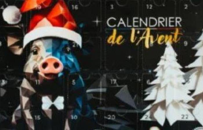 ricordavano i calendari dell'Avvento con salsicce