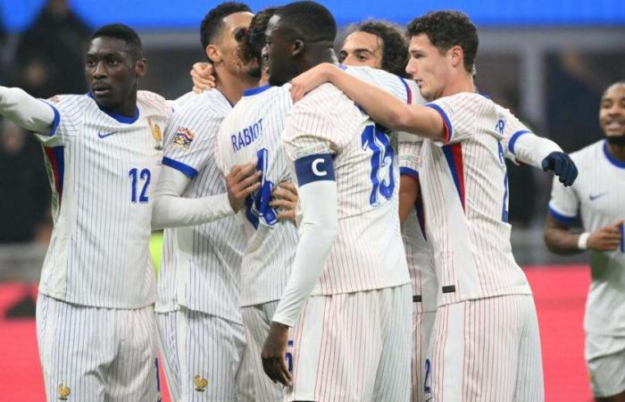 la squadra francese in fascia 1 durante il sorteggio di qualificazione