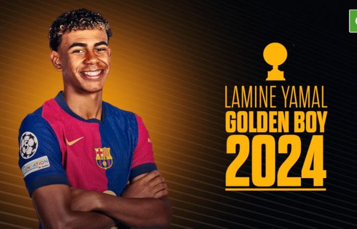 Lamine Yamal vincitore del trofeo Golden Boy 2024