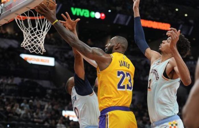 I Lakers fermano la serie degli Spurs di Victor Wembanyama • Basket USA