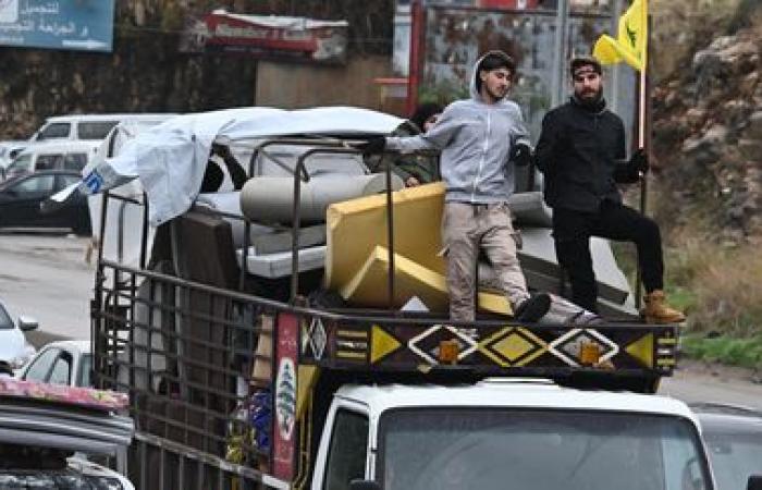 in Libano gli sfollati tornano a casa dopo il cessate il fuoco tra Israele e Hezbollah