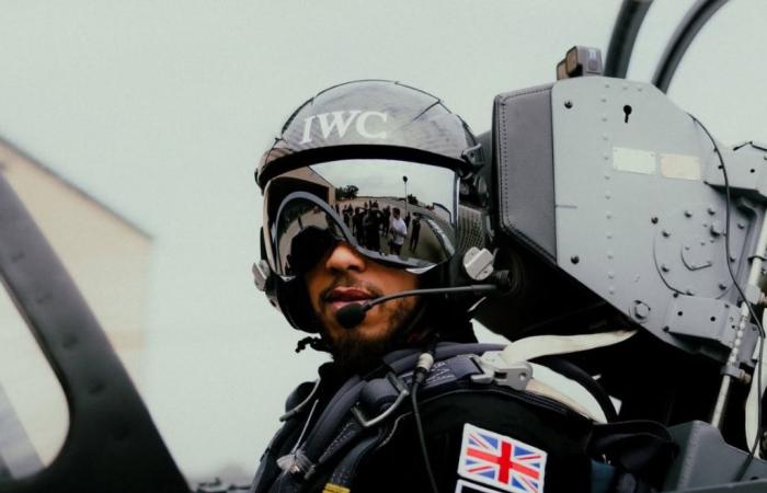 Lewis Hamilton in stile Top Gun per uno sponsor