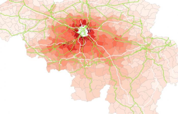 Bruxelles: quali comuni ospitano più pendolari? (infografica)