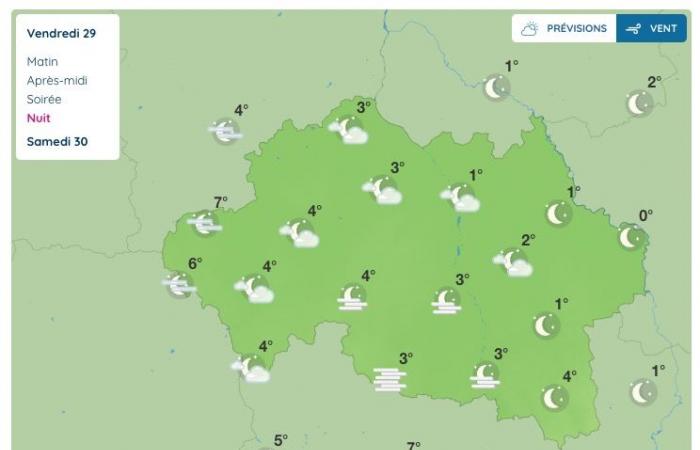 Allier (meteo) – Che tempo farà venerdì 29 novembre?