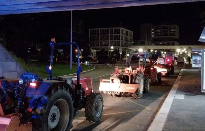 mobilitazione a sorpresa di un centinaio di agricoltori a Nizza