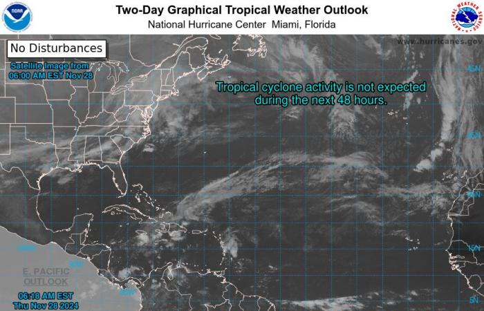 Tropici tranquilli. Fronti freddi e forti temporali previsti per il Giorno del Ringraziamento in Florida