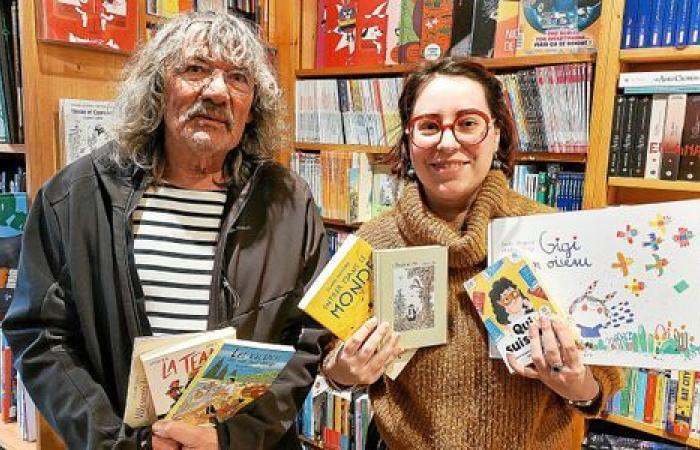 A Lannion, i clienti delle librerie donano libri al Secours populaire