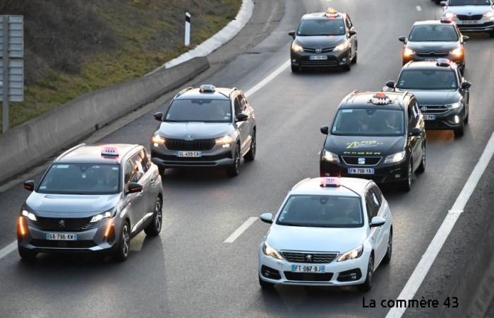 Lunedì i taxi dell'Alta Loira manifesteranno a Lione