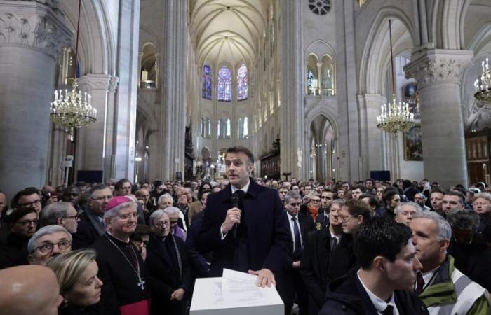 cinque anni dopo, Emmanuel Macron assapora la rinascita della cattedrale