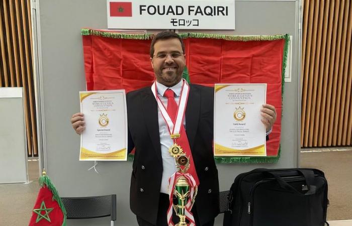 Innovazione: l’inventore marocchino Fouad Faqiri vince una medaglia d’oro a Seul