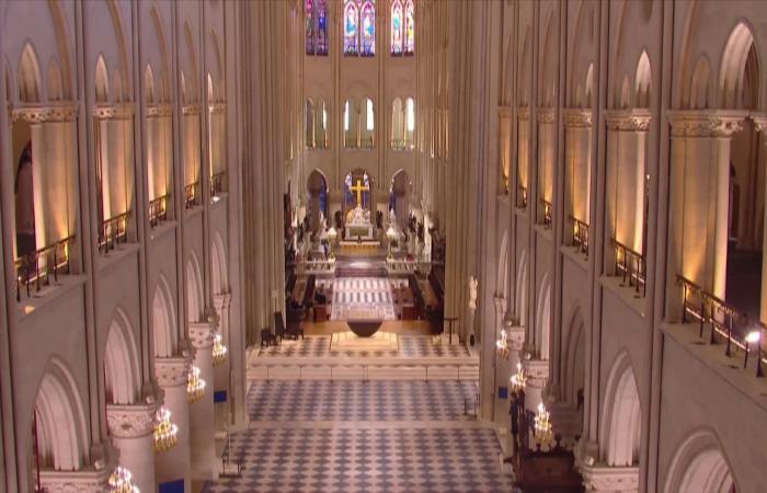 le prime immagini dell'interno di Notre-Dame de Paris